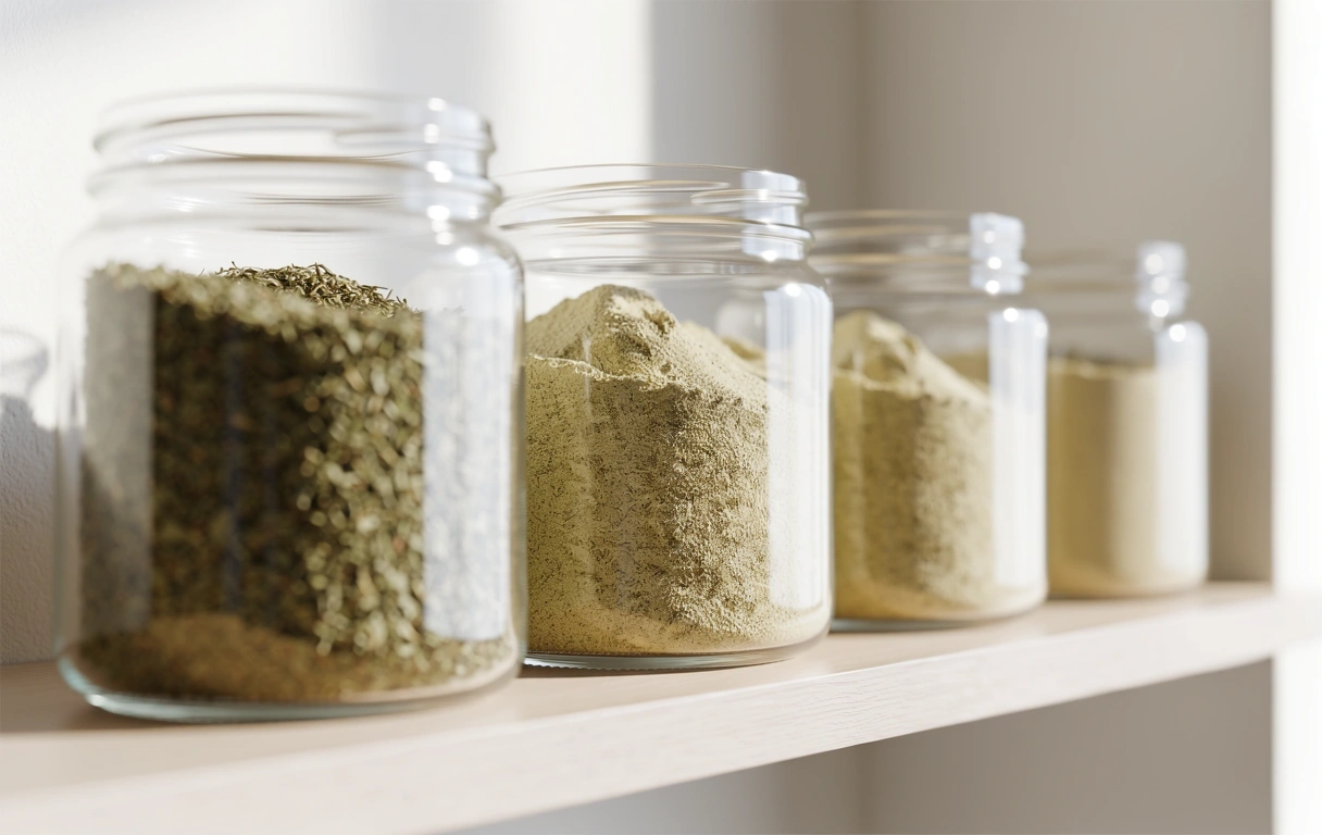 Clean natural supplements base